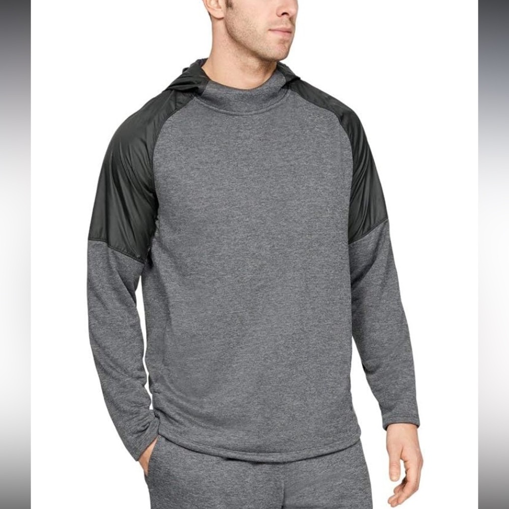 Under Armour MK1 Terry Hoodie black & gray size men’s medium